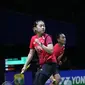 Ghana Muhammad Al Ilham/Indah Cahya Sari Jamil&nbsp;lolos ke semifinal Indonesia International Challenge 2022. Ganda campuran Indonesia itu mengalahkan pasangan Korea Selatan Na Sung Seung/Kim Min Ji rubber game, 16-21, 21-16, dan 21-17 di Platinum Arena, Malang, Jawa Timur, Jumat, 14 Oktober. (foto: PBSI)