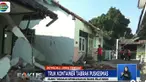 Truk kontainer berbobot 28 ton, Kamis pagi menabrak bagian Gedung Puskesmas Mojosongo.