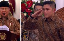 FOTO: Momen Kejutan Mayor Teddy Diumumkan Presiden Prabowo Jadi Sekretaris Kabinet, Langsung Beri Hormat!