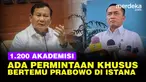 Presiden Prabowo Subianto mengumpulkan ribuan akademisi di Istana Negara Jakarta, Kamis (15/1/2026).