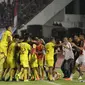 Sriwijaya lolos ke final Piala Presiden setelah menyingkirkan Arema Cronus. (Foto: Reza Kuncoro)