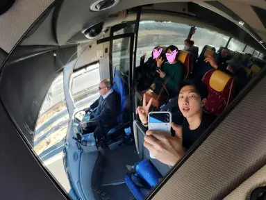 Unggahan RM BTS Saat Jalan-Jalan ke Barcelona. (Foto: Instagram/ rkive)