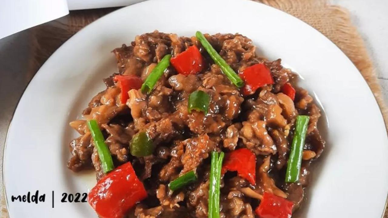 Resep praktis Mongolian Beef @meldayanti