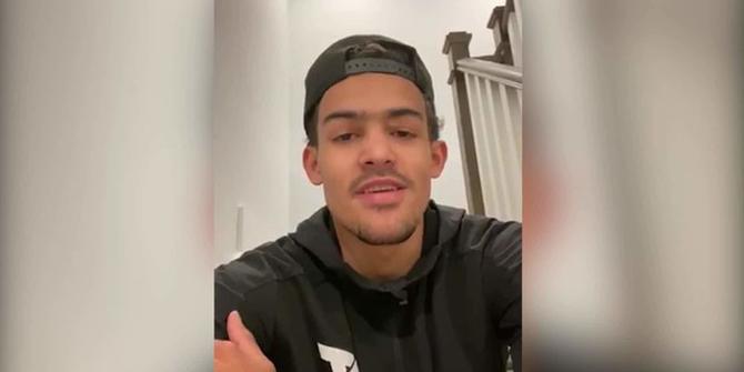 VIDEO: Pebasket Atlanta Hawks, Trae Young Mengingatkan Untuk Tetap Aktif Berolahraga