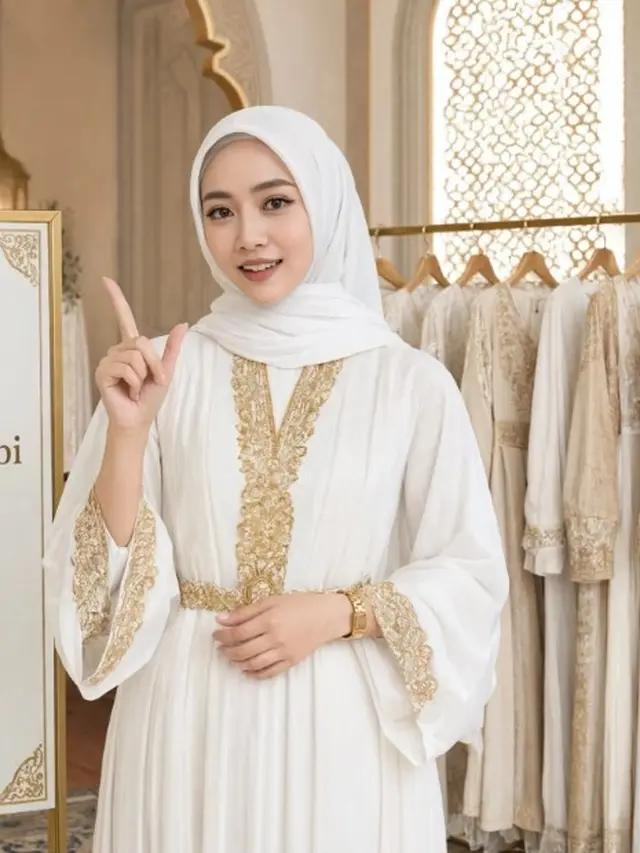 Ide Padu Padan Gamis untuk Pengajian Maulid Nabi 2026 (AI Generated)