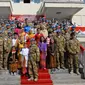 Anak-anak WNI menyambut kedatangan Pasukan Garuda XXVIII-K UNIFIL di KBRI Ankara, Turki (Liputan6.com/KBRI Ankara)