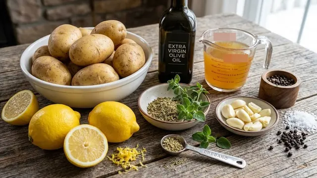Resep Greek Lemon Potatoes