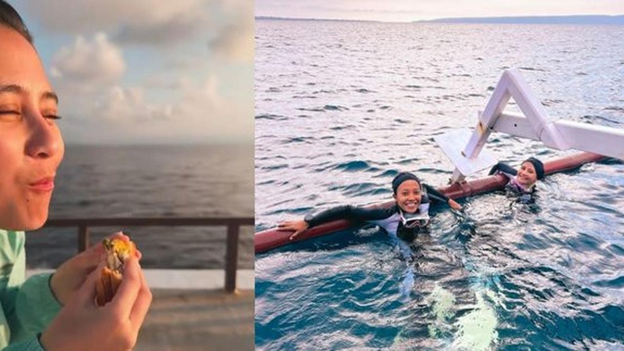 Sebagai Seorang Aktris yang Padat Kegiatan, Lihatlah 8 Foto Prilly Latuconsina yang Memilih Untuk Bersantai di Atas Kapal