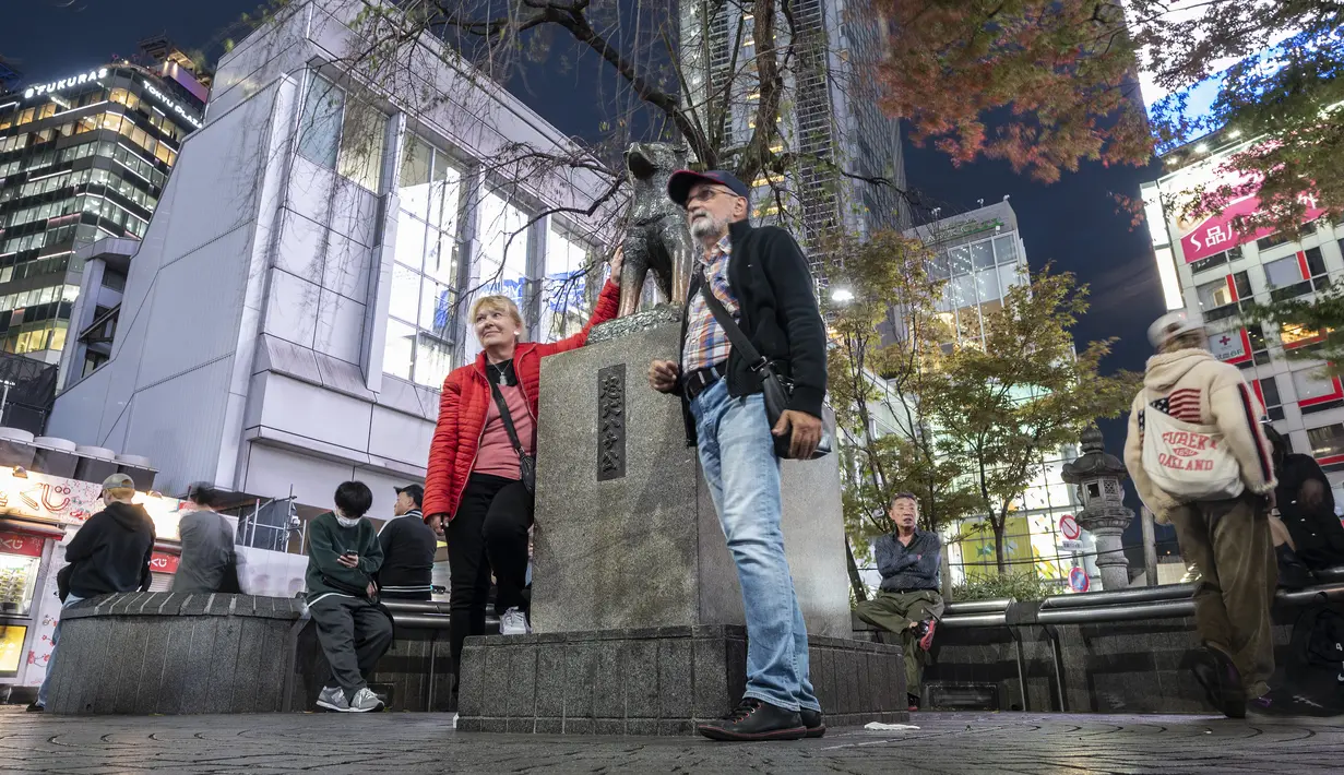 Legenda Hachiko telah menginspirasi sebuah film Hollywood tahun 2009 yang dibintangi oleh Richard Gere dan juga sebuah film India pada tahun 2015, dan juga muncul dalam sebuah video game Jepang. (Richard A. Brooks / AFP)