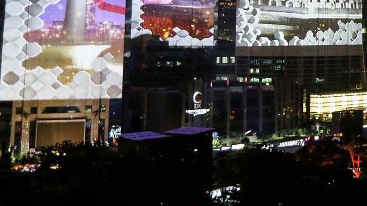 FOTO: Megahnya Gala Dinner KTT ASEAN, Deretan Gedung di Jakarta Disulap Jadi Layar Raksasa