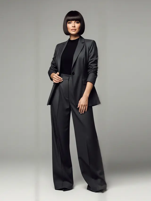 Model Rambut Wanita Pendek Blunt Bob Modern