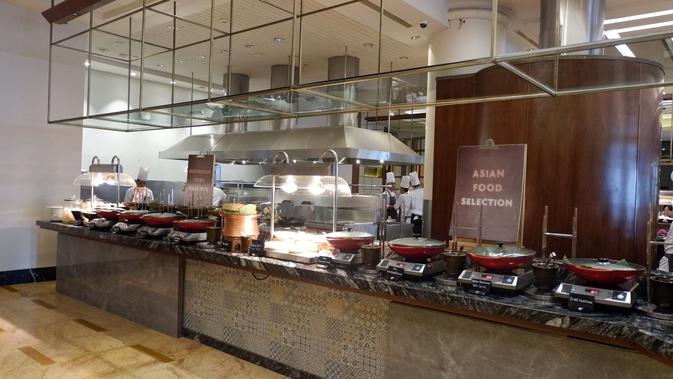 tampilan modern nan elegan sailendra restaurant di jw marriott hotel jakarta