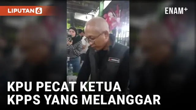 VIDEO: Viral! Ketua KPPS Coblos Belasan Surat Suara karena Sepi Pemilih