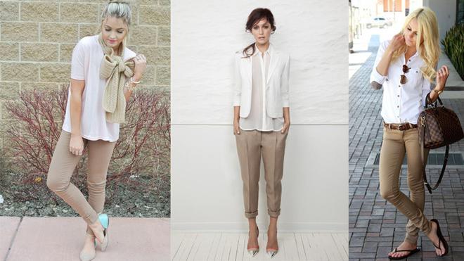 Tampil Lebih Gaya dengan Warna  Khaki  Fashion Bintang com