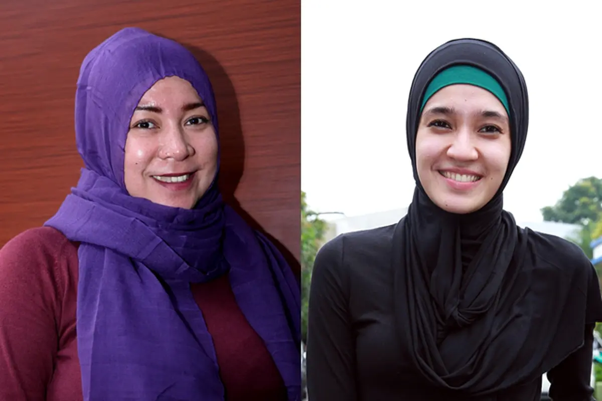 Melly Goeslaw dan Dhini Aminarti