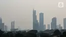Karena buruknya kualitas udara menurut data DLHK DKI 70 persen beberapa hari ini dipengaruhi sektor transportasi. (Liputan6.com/Faizal Fanani)