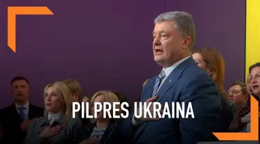 Calon Presiden Ukraina Petro Poroshenko mengakui kekalahannya dalm Pilpres Ukraina 2019.