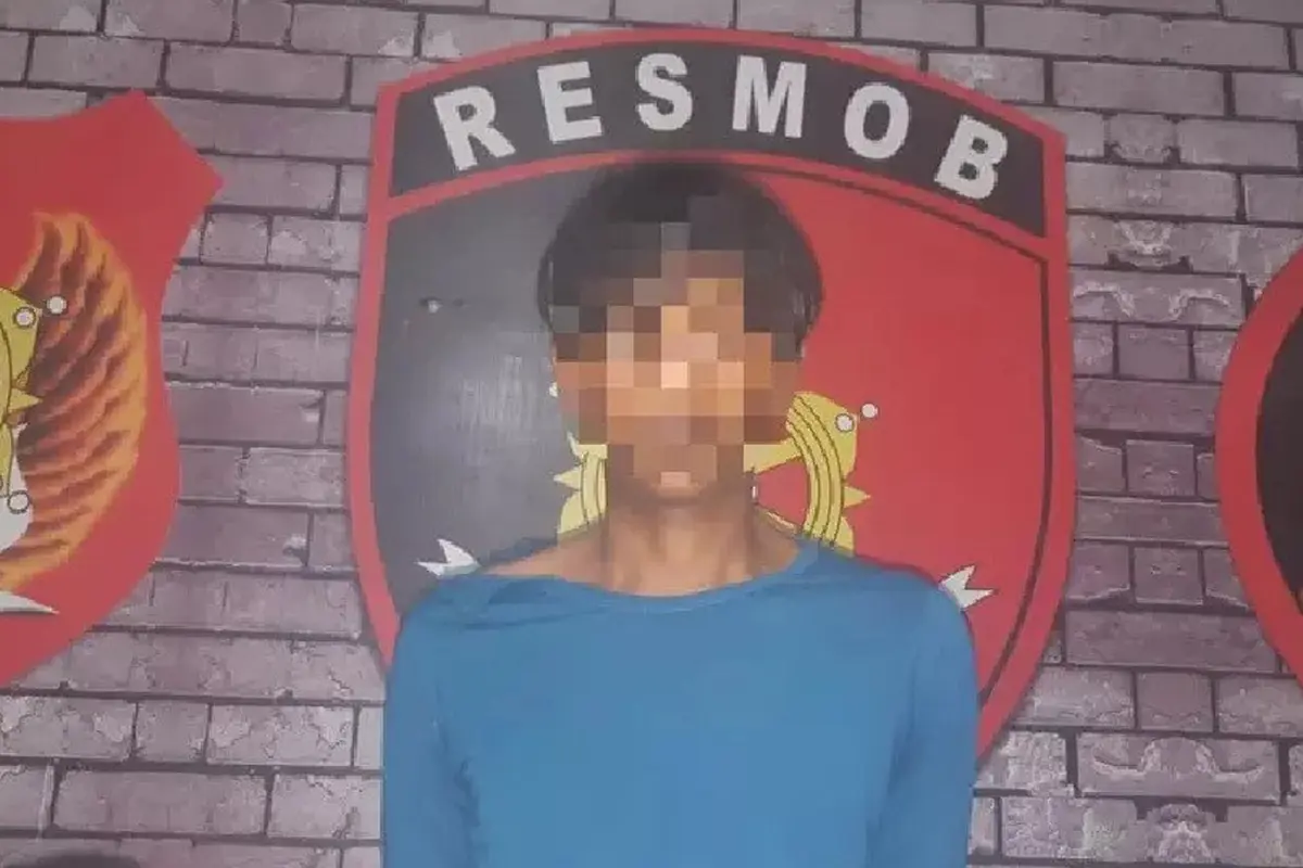 AATY alias Andi, Pelaku pencurian warga Kelurahan Wongkaditi, Kecamatan Kota Utara, Kota Gorontalo (Liputan6.com/Arfandi Ibrahim)