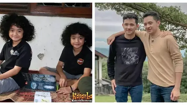 Potret Nakula dan Sadewa dulu dan sekarang (Sumber: KapanLagi.com; Instagram/@nakulasadewakussler)
