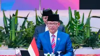 Menlu RI Sugiono saat menghadiri Pertemuan para Menteri Luar Negeri ASEAN (ASEAN Foreign Ministers’ Meeting/AMM) dengan ASEAN Intergovernmental Commission on Human Rights (AICHR) di Kuala Lumpur, Malaysia, Selasa (8/7/2025). (Dok. Kemlu RI)