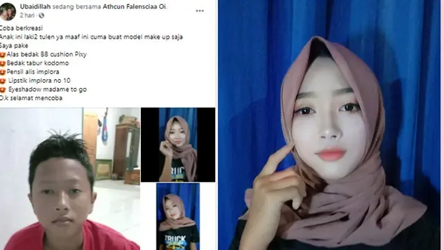 Viral, Makeup Artist Ini Dandani Bocah Laki-Laki Hasilnya Bikin Pangling