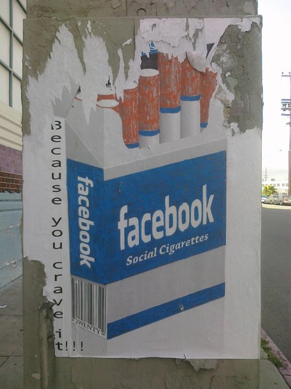 Facebook cigarette