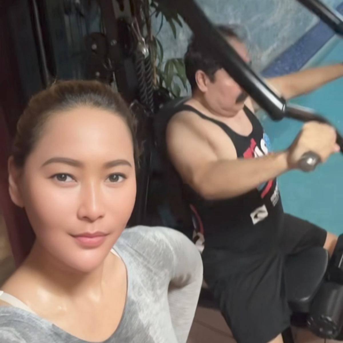 Momen Inul Daratista Ajak Bang Kumis Olahraga Sambil Dengerkan Lagu Dangdut Koplo, Jadi Sorotan