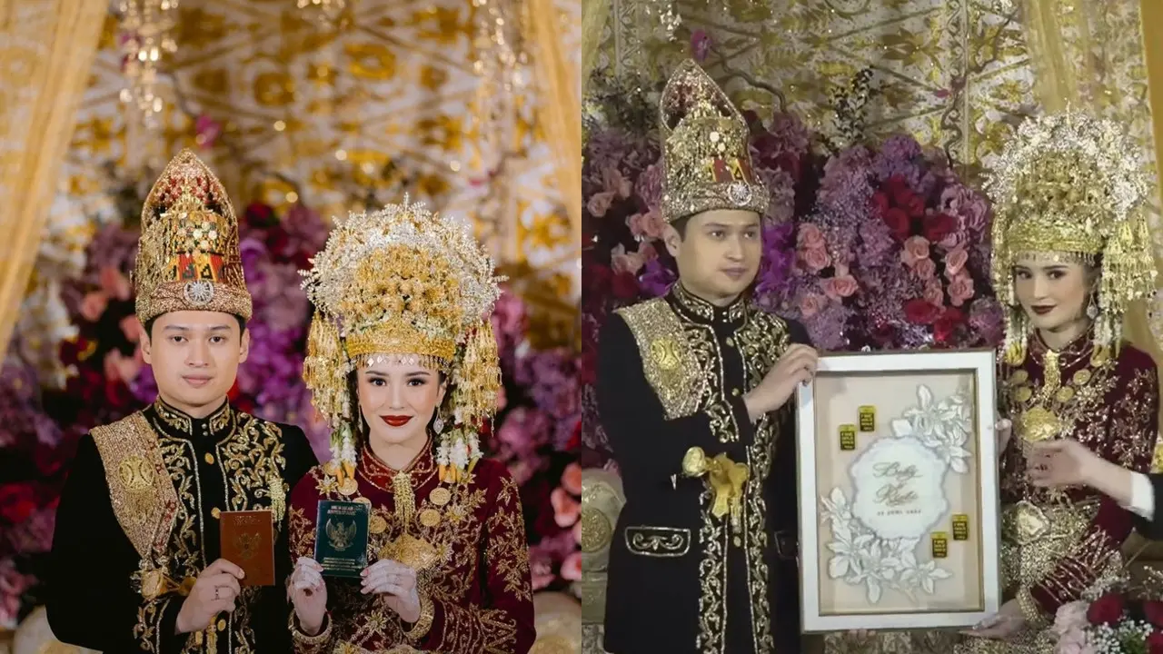 Akad Nikah Beby Tsabina dan Rizky Natakusumah