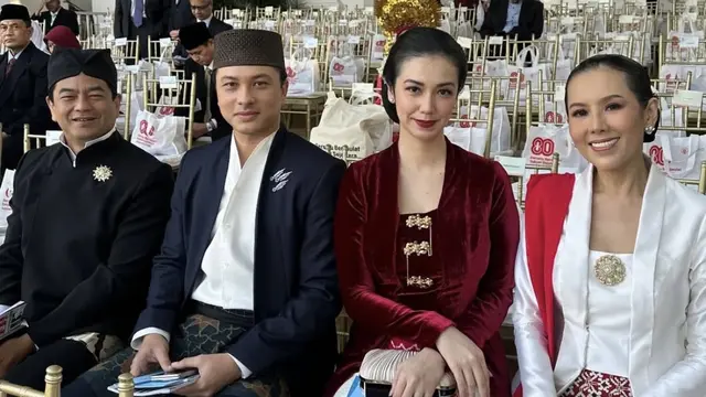 Velove Vexia saat Hadir di Upacara Kemerdekaan RI ke-80.