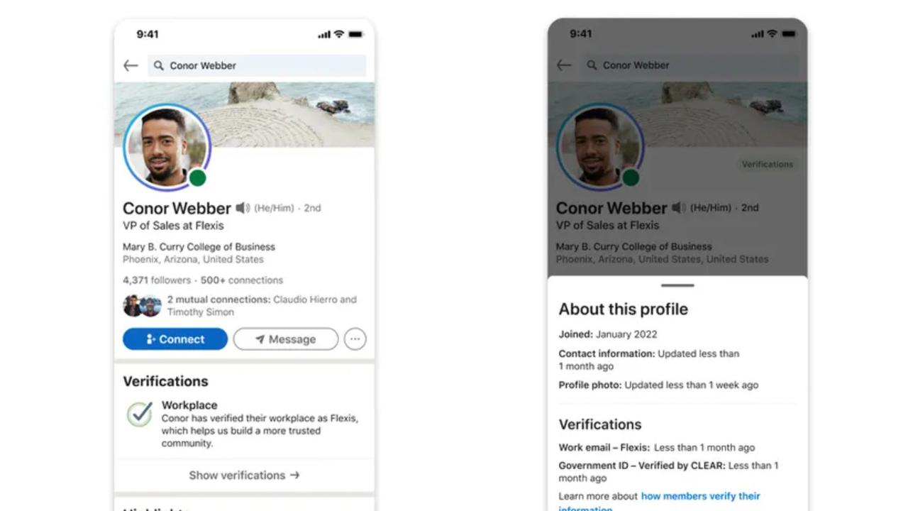 Verifikasi Akun LinkedIn
