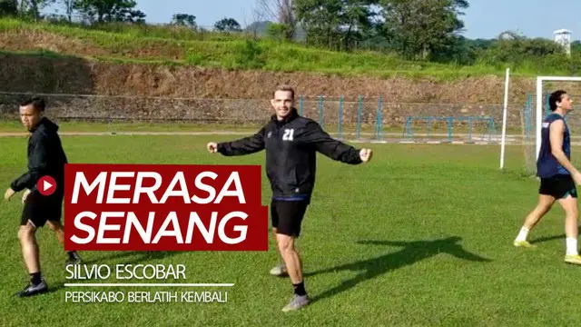 Berita video striker Silvio Escobar merasa senang timnya, Persikabo, kembali berlatih untuk persiapan Liga 1 2020.