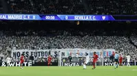 Real Madrid Panaskan El Clasico, Suporter Serang Barcelona Lewat Spanduk Kasus Negreira