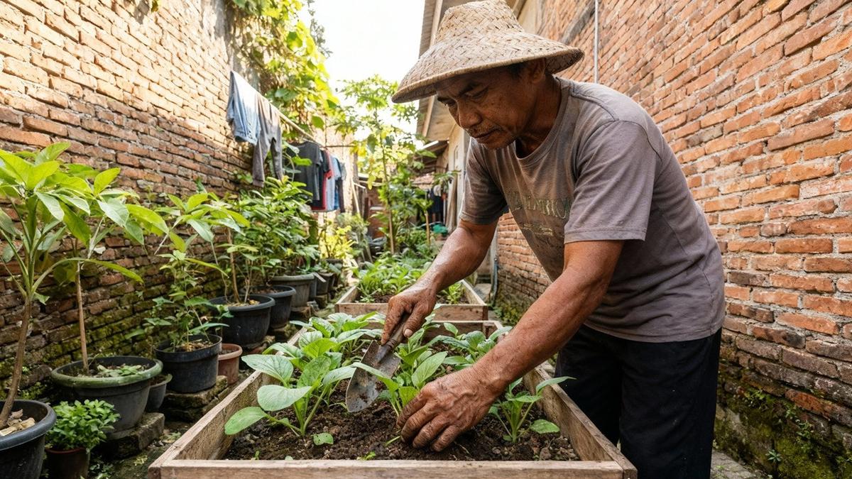 15 Jenis Sayuran yang Mudah Tumbuh di Lahan Sempit, Praktis Cepat Panen