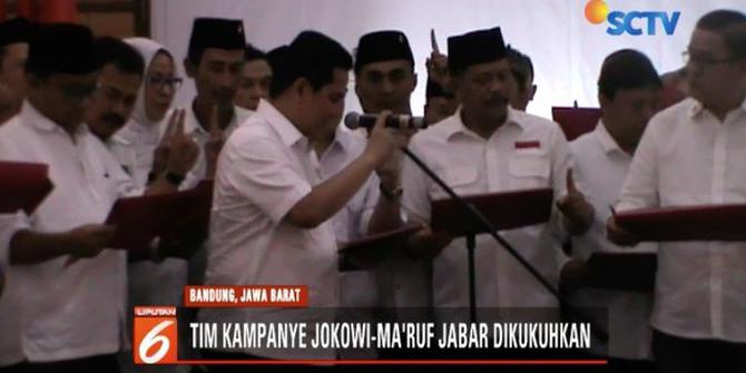 TKD Jabar Targetkan 60 Persen Suara bagi Jokowi-Ma'ruf Amin