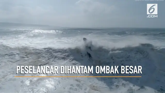VIDEO: Rekaman Peselancar Digulung Ombak Portugal