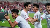 Di babak adu penalti, timnas Indonesia U-23 memastikan kemenangan lewat gol Pratama Arhan. (Dok PSSI)
