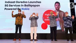 Peluncuran layanan komersial 5G Indosat Ooredoo menandai komitmen lebih lanjut dalam mendukung revolusi 5G di Indonesia setelah sebelumnya diluncurkan di Solo, Jakarta, Surabaya, dan Makassar, serta memasuki babak baru sebagai pendukung transformasi digital Indonesia. (Liputan6.com/HO/Indosat)
