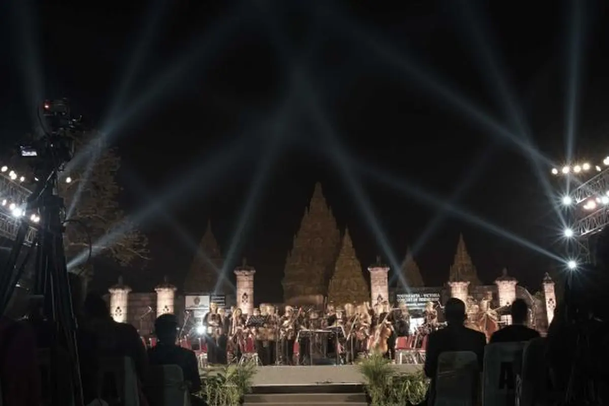 MSO bermain bersama mahasiswa musik Yogyakarta di konser persahabatan.  Foto: Melbourne Symphony Orchestra.