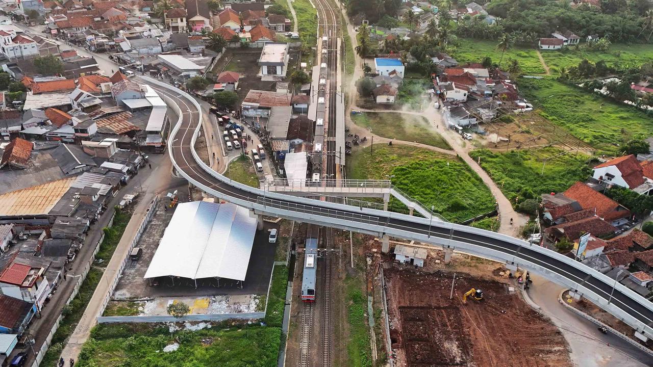 FOTO: Flyover dan JPO Tenjo Rampung, Siap Dukung Mobilitas dan Ekonomi Lokal