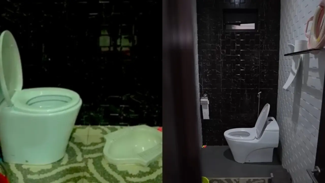 Potret Terbaru Kamar Mandi di Rumah Ayu Ting Ting  / Youtube deHakims Story & Merdeka.com