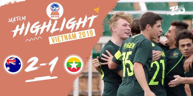 VIDEO: Australia Hadapi Malaysia Setelah Taklukkan Myanmar di Piala AFF U-18 2019