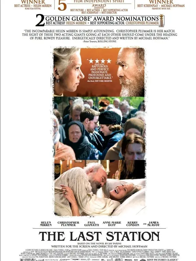 Poster film The Last Station. (Foto: Dok. Sony Pictures Classic/ IMDb)