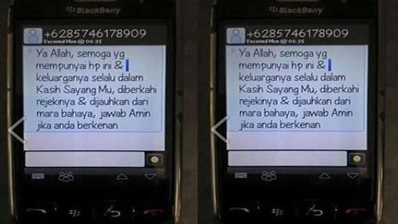 Jangan Pernah Balas SMS Doa dari Nomor Tak Dikenal!