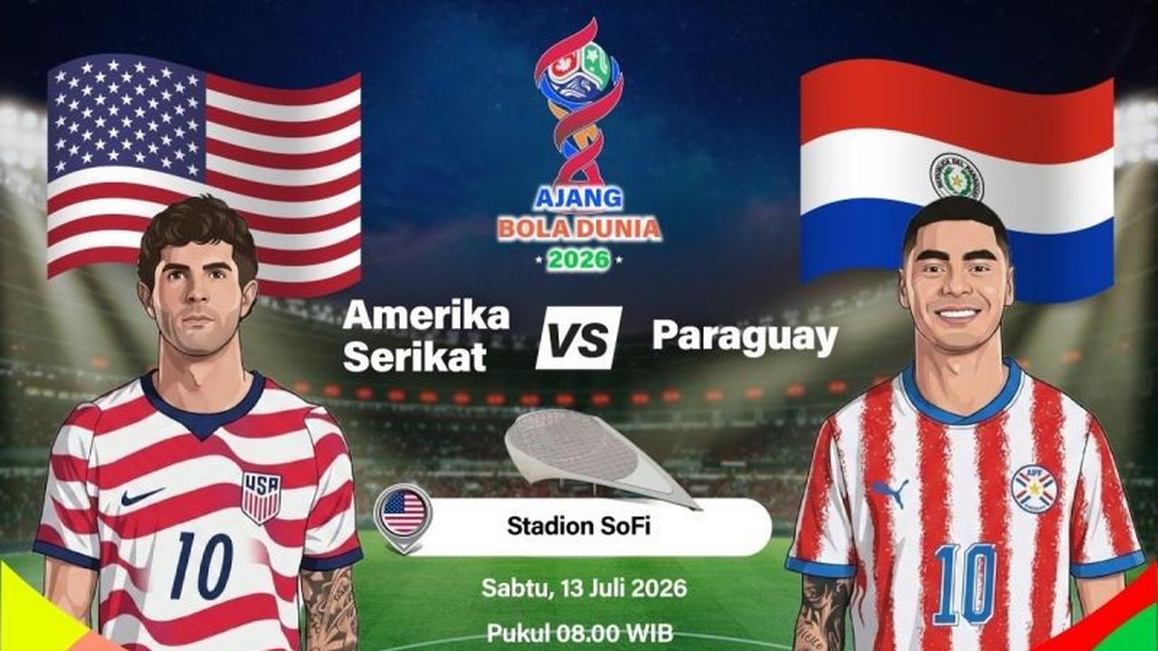 Piala Dunia 2026: Susunan Pemain Amerika Serikat vs Paraguay, Siapakah yang Unggul?