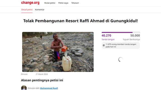 Muncul Petisi Tolak Pembangunan Beach Club Raffi Ahmad di Gunung Karst UNESCO Gunungkidul