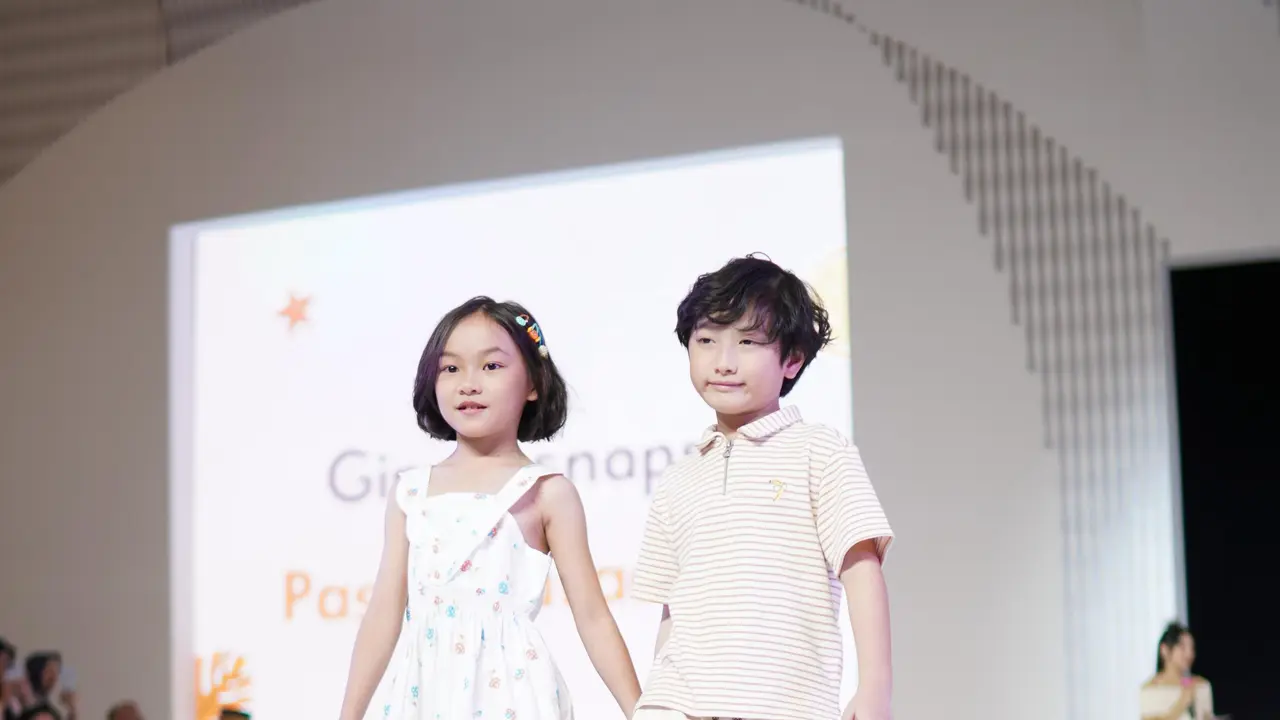 Gingersnaps brand fashion anak meluncurkan koleksi terbaru bertajuk Pastel Paradise di Fashion Nation. [Dok. Gingersnaps]