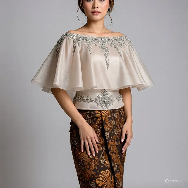 Model Baju Pesta Rok Batik