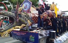 Pawai Budaya Rangkaian Iraw Tengkayu Hadirkan Keberagaman
