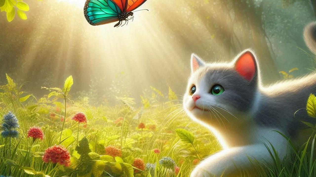 Ilustrasi Kucing Main