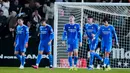 Pemain Real Madrid tampak lesu setelah ditaklukkan Albacete dengan skor 3-2 pada laga babak 16 besar Copa del Rey di Estadio Carlos Belmonte, Kamis, (15/1/2026).